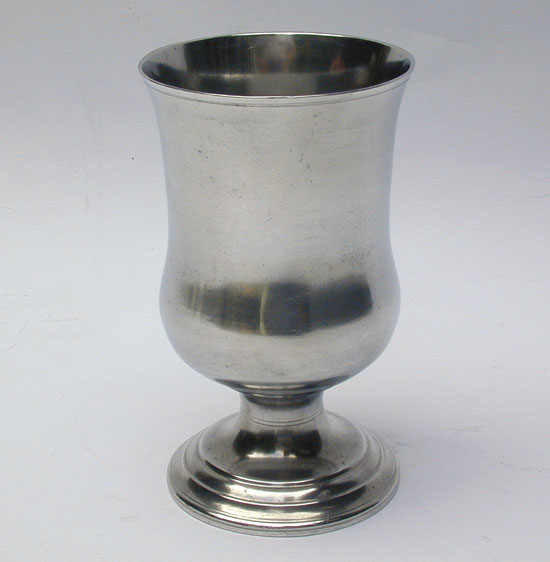 An Unmarked Calder Pewter Chalice