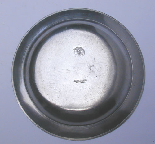 A Near Mint Thomas Danforth III Pewter Deep Dish