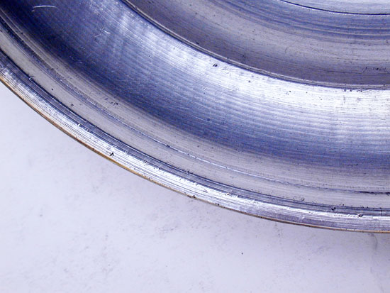 A Wonderful Set of Four Single Reed Rim Plates by Thomas Danforth III