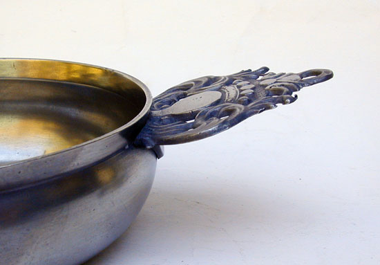 An 18th Century Coronet Eared Porringer